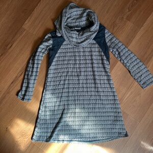 Maurices Women’s Textured Cowl Neck Dress – Size Small Chic Casual Dress